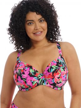 Braga Bikini Midi Plain Sailing Black Elomi Swim SS23 Inimar