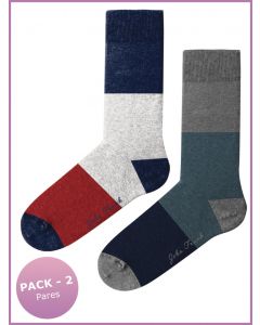 pack 2 calcetines estampados