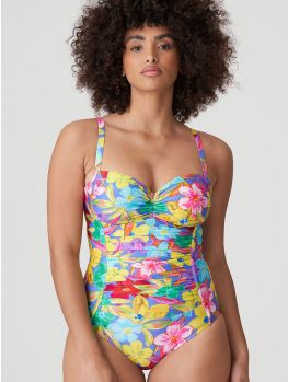 Bañador Reductor PrimaDonna Swim Sazan con aros 4010730 Blue Bloom