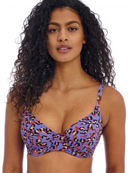 Parte de arriba Bikini Freya Swim Santiago Nights Plunge con aros AS205602 Leopard