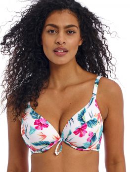 top bikini triangulo escotado