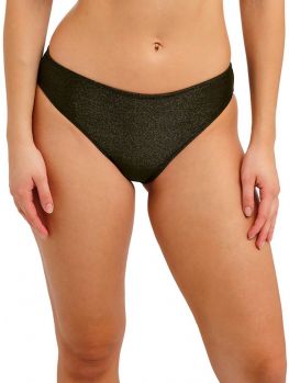 Braguita de bikini Freya Swim Arizona Wave negro Nebula, vista frontal en modelo, corte clásico y ajuste cómodo