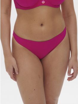 braga bikini rosa hibiscus, modelo talla 4