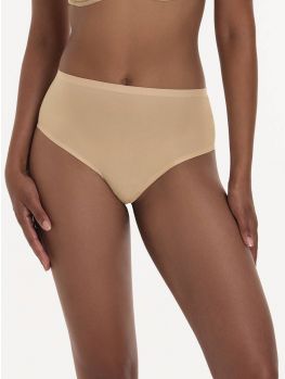 frente tanga talle alto color arena