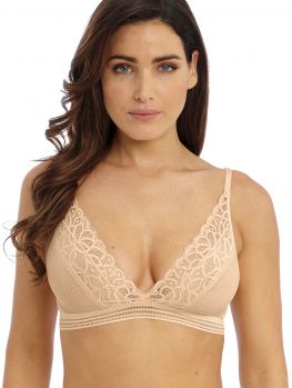 frente bralette beige frappe, sin aros