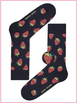 calcetines estampado fresas