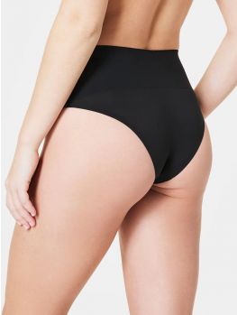espalda faja tanga brasileña, color negro