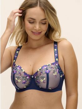 Sujetador balconet con aros Fantasie Marie Sapphire