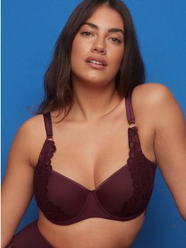 Sujetador balconet Primadonna Twist First Night c/foam T0241882 Granate