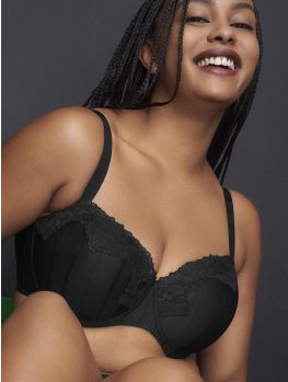Sujetador balconet Primadonna Twist MALDIVES con foam 0242342 Negro