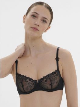 sujetador balconet negro gema