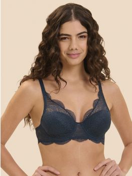 Sujetador con relleno spacer Corbeille Simone Perele Karma 12V343 Prestige Blue