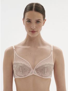 Sujetador escotado Simone Pérèle Singuliere con aros 1A2319 Rosa