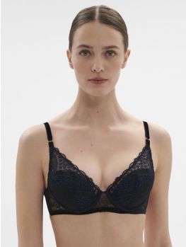 Sujetador Push Up Simone Perele Scenario 1E3340 Negro