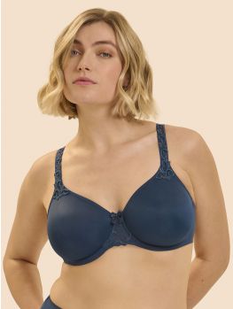 Sujetador reductor con aros Simone Perele Andora 131382 Petrol Blue