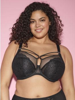 Sujetador negro talla grande 