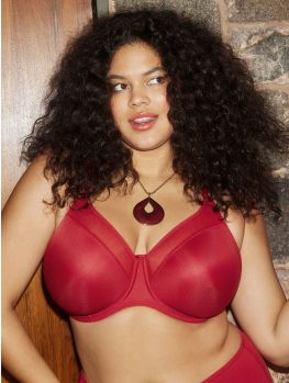 Sujetador sin relleno Elomi Smooth moldeado con aros EL4301 Rojo