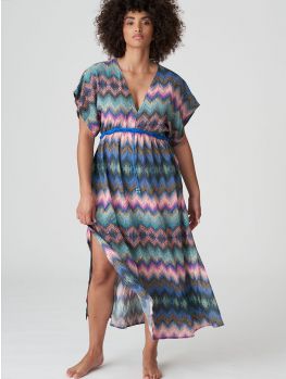 Vestido largo PrimaDonna Swim Kea gasa 4010885 Multicolor