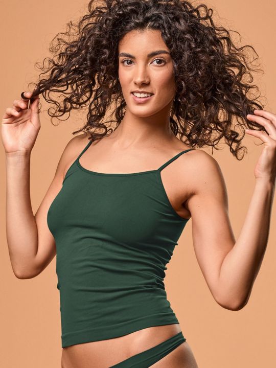 Camiseta mujer Focenza Caraco 202 Verde oscuro