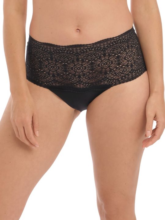 Braga alta negra, Fantasie Lace Ease talla única 