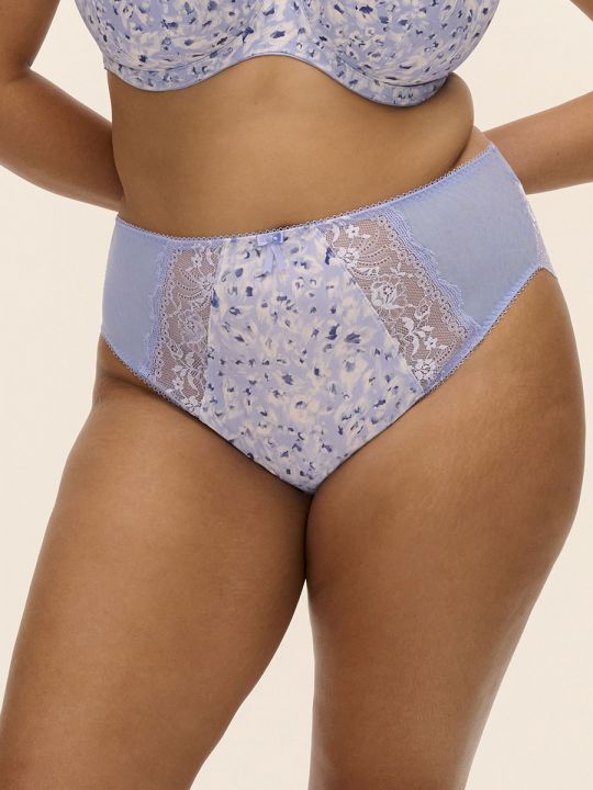 Braga Alta Elomi Morgan High Leg EL4118 Blue Leopard