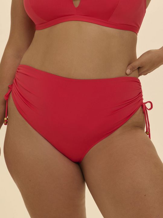 Parte de abajo Bikini braga alta Simone Perele Perle 1EMB73 Flamingo