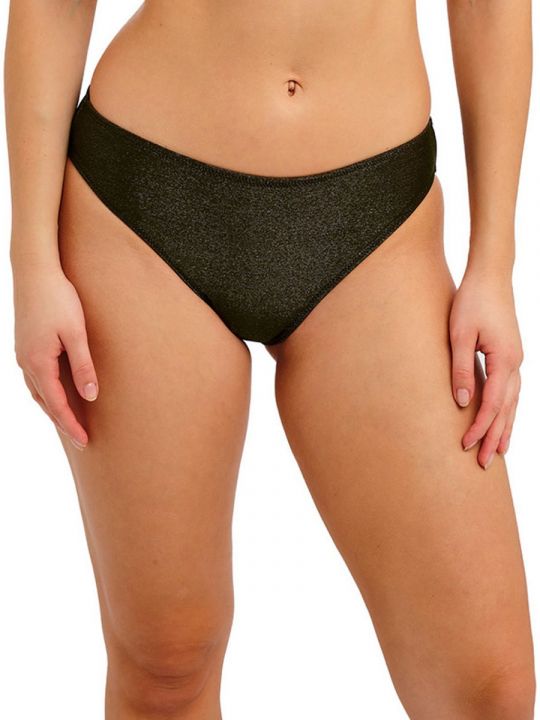 Braguita de bikini Freya Swim Arizona Wave negro Nebula, vista frontal en modelo, corte clásico y ajuste cómodo