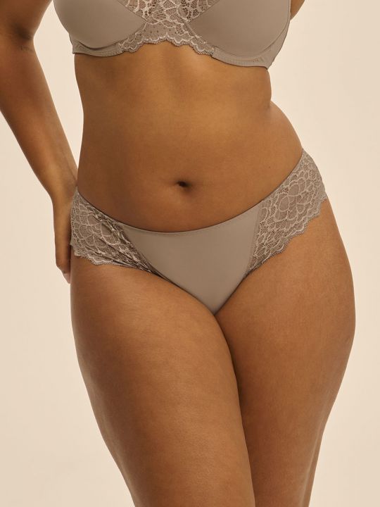 Braga Slip Simone Pérèle Caresse 12A727 Gris Grege