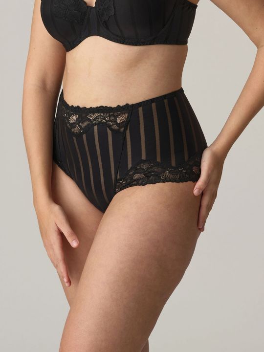 Culotte alto Primadonna Twist MALDIVES 0542342 Negro