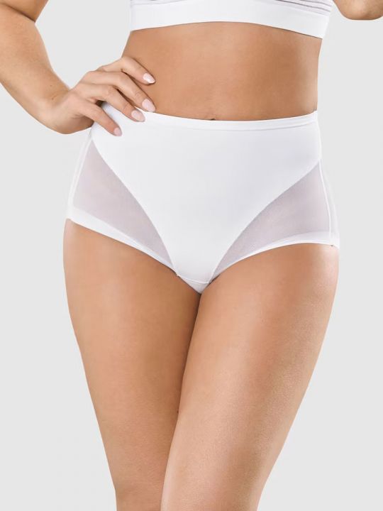 Faja Corsé Moldeadora de abdomen con compresión, cintura alta y  pantaloncillo con encaje invisible (FAJA COLOMBIANA) M/L, Moda de Mujer