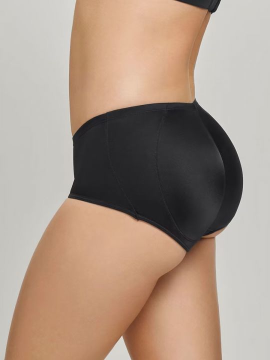 culotte con almohadillas levanta-glúteos, color negro