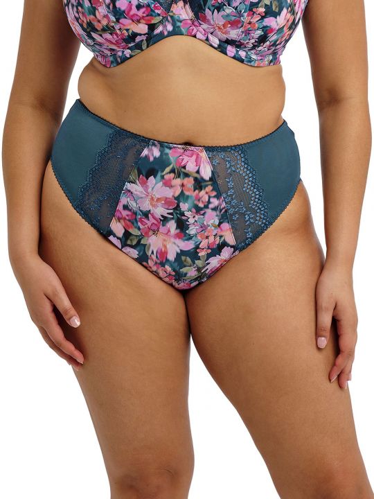 Braga alta Elomi Lucie Teal Floral