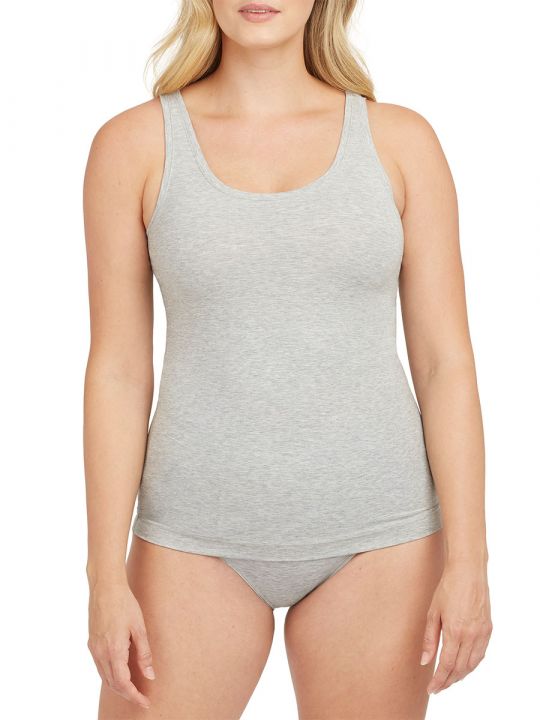 Camiseta reductora Spanx Cotton Comfort 10267R Heather grey