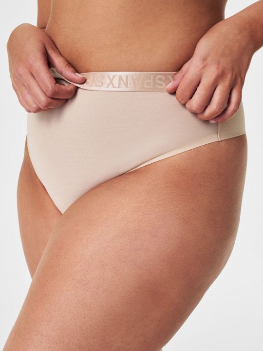 frente faja tanga color beige
