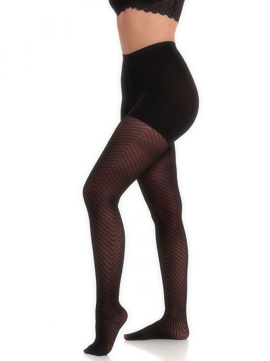 Panty Reductor Magic Bodyfashion Incredible Legs Tights 15IC Chevron
