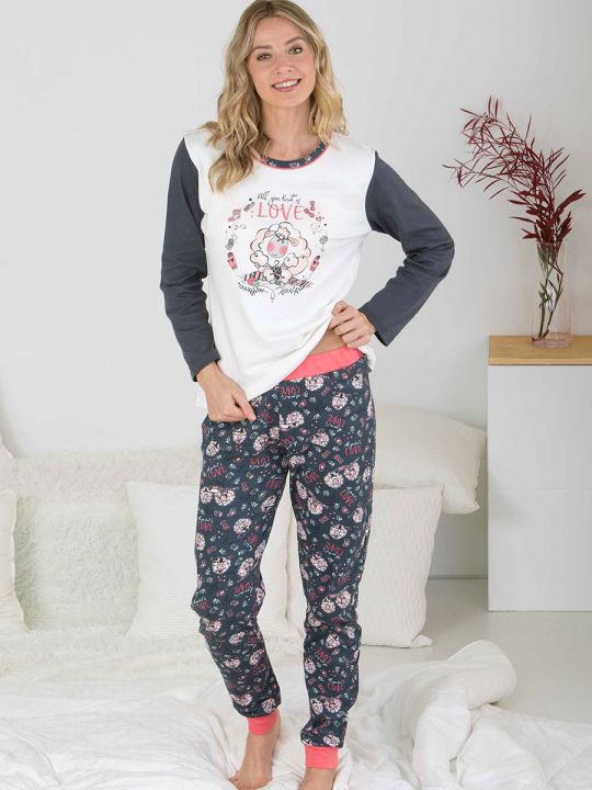 pijamas mujer algodón