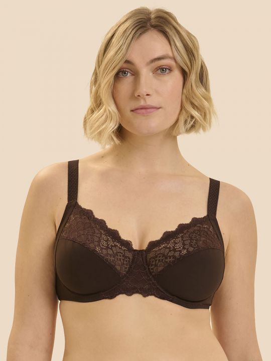 Sujetador capacidad con aros Simone Perele Caresse 12A320 Cacao