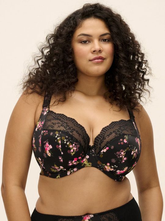 Sujetador sin relleno con aros Elomi Lucie Plunge EL4490 Fleur
