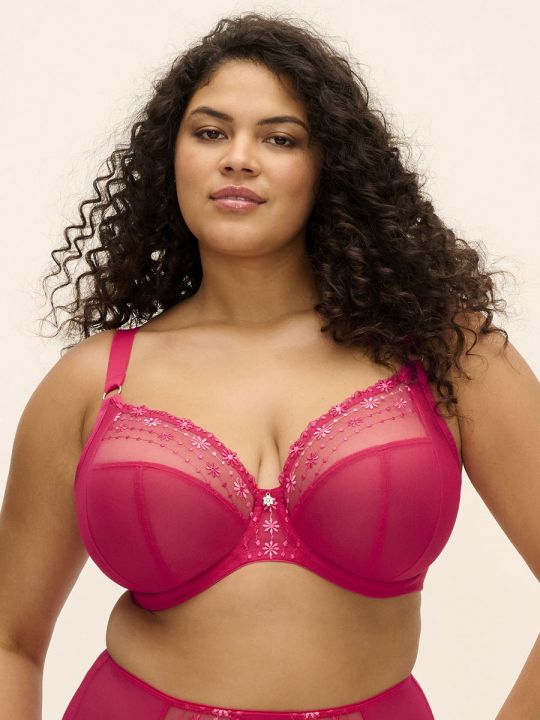 Sujetador sin relleno con aros Elomi Matilda Plunge EL8900 Hot Pink
