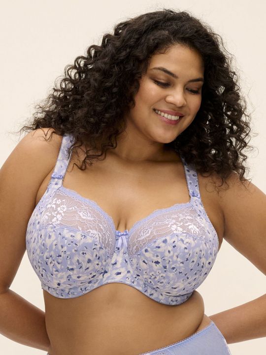 Sujetador capacidad sin relleno con aros Elomi Morgan EL4110 Blue Leopard