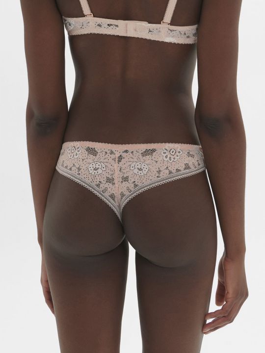 Brasileña Simone Perele Festive 1E1710 Rose Ballet