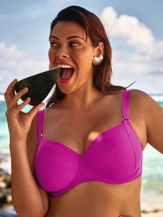 Parte de arriba Bikini con aros Rosa Faia Mix & Match Smilla 8753 Passion Pink