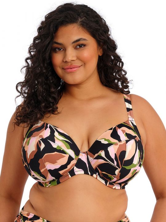 Parte de arriba Bikini Elomi Swim Ocean Avenue Plunge con aros