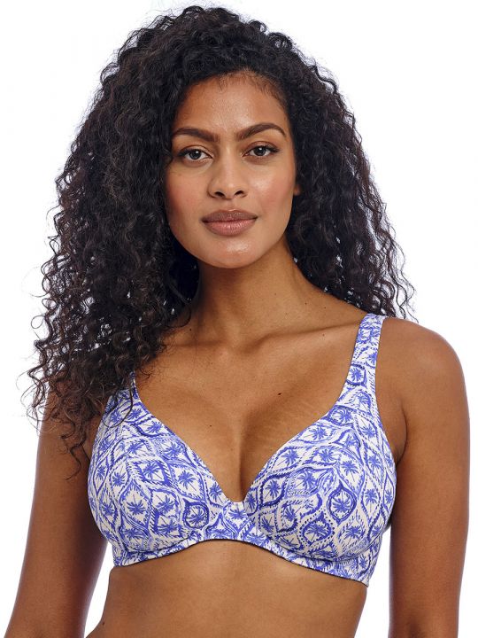 Parte de arriba Bikini Freya Swim Ocean Breeze High Apex con aros AS206013