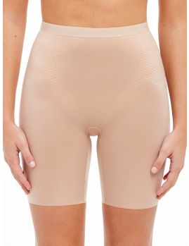 faja reductora con pierna color beige