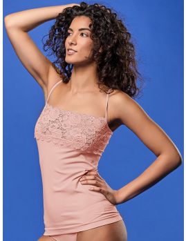 Camiseta mujer Focenza Caraco Balza 224 Rosa antico