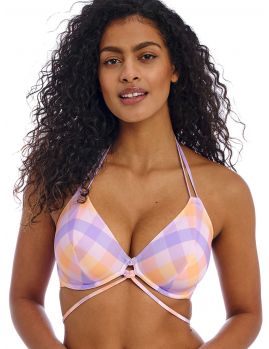 Parte de arriba Bikini Freya Swim Harbour island Halter con aros AS205504 Sorbet