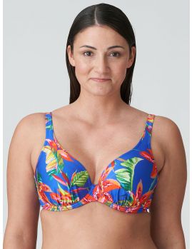 Parte de arriba bikini Primadonna Swim Latakia Triangulo con foam 4011119 Tropical Rainforest