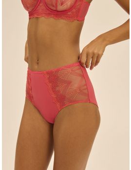 Braga alta Simone Perele Allure 1F2770 Rojo Coralia