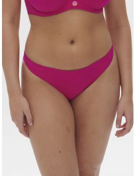 braga bikini rosa hibiscus, modelo talla 4